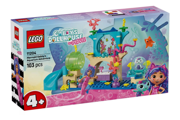 lego къщата за кукли на русалката габи 11204