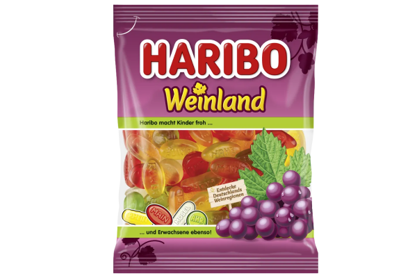 haribo желирани бонбони "страната на виното" 100гр