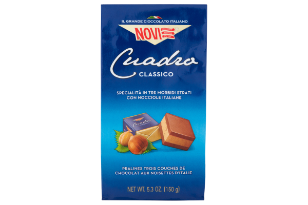 шоколадови бонбони novi cuadro лешник 150 гр