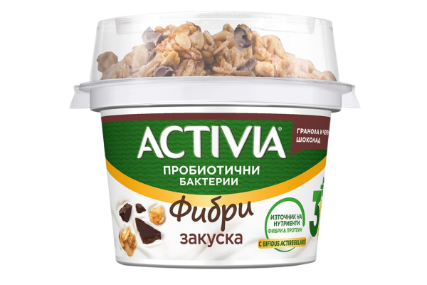активиа закуска с черен шоколад 165гр