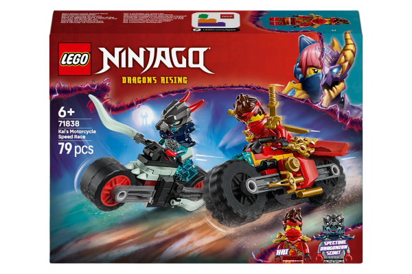lego ninjago - състезанието с мотоциклети на кай 71838