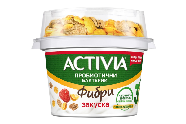активиа закуска ягоди и зърнен микс 163гр