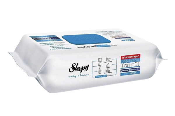 мокри кърпички за почистване sleepy 100бр сини натурални