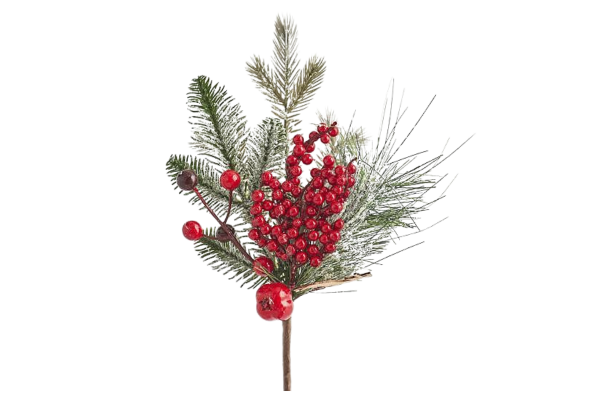 клонка с листа и плодове, 39см