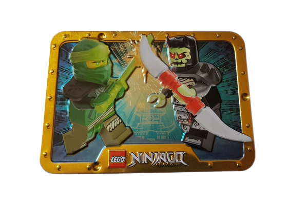 lego лойд срещу костен воин 112325 метална кутия