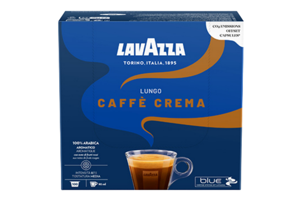 lavazza blue caffe crema lungo 100бр