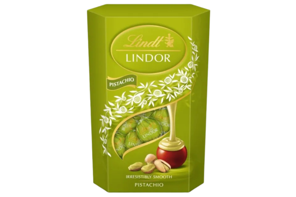 шок. бонбони линдор корнет пистачио 200гр