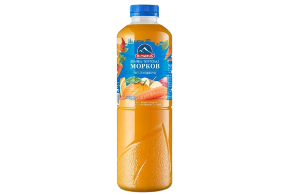 olympus натурален сок морков 1л