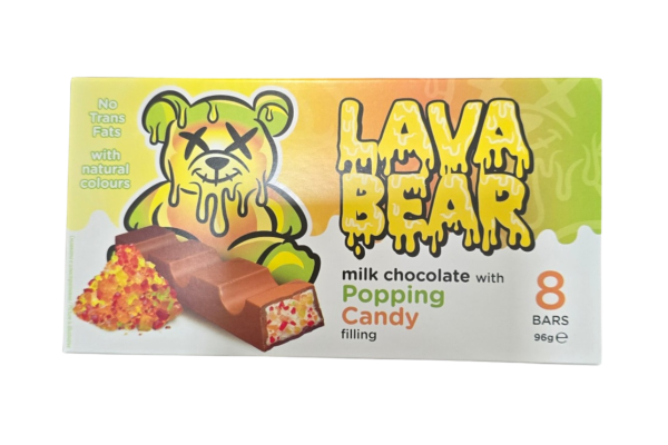лава беар popping candy шоколад 96гр