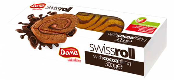 Шоколадово Руло Дома Какао Декорация - 300гр.