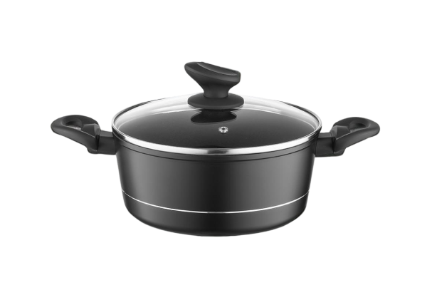 florina тенджера алуминиева delux 24см 4л