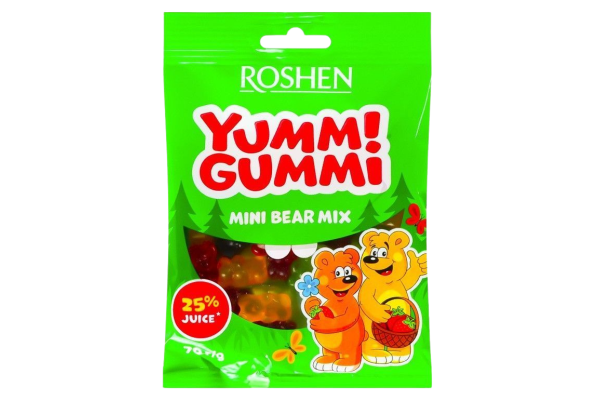 yummi gummi mini bear 70 гр