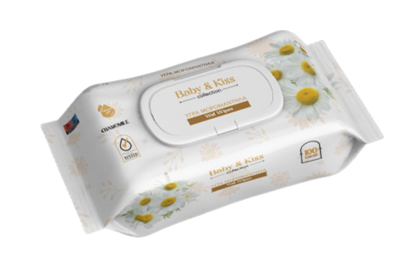 мокри кърпи baby kiss лайка 100бр/пак