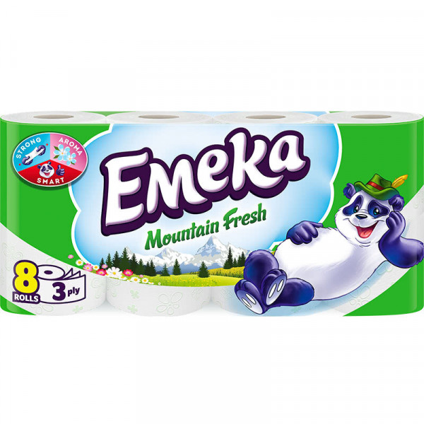 Тоалетна Хартия Емека Планински Въздух - 8бр.