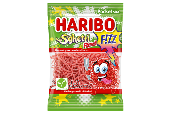 haribo желирани бонбони "спагети" 85гр