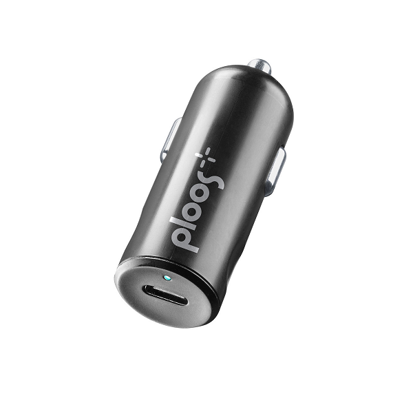 pl зарядно 12v за кола usb-c,2a черно