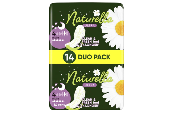 превръзки naturella ултра нощни дуо пак 14бр