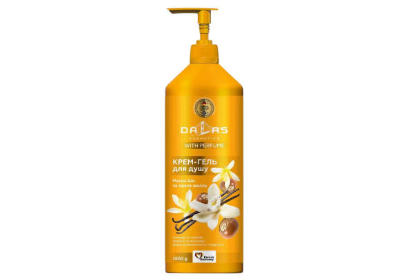 душ гел далас ванилия/масло от ший 1л