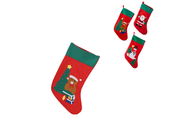декоративен коледен чорап