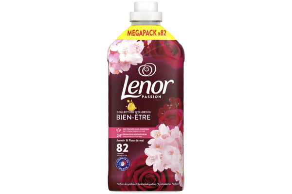 lenor омекотител 82пр 1.72л жасмин и рози