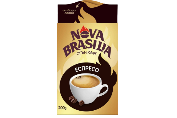 кафе мляно nova brasilia еспресо 200гр