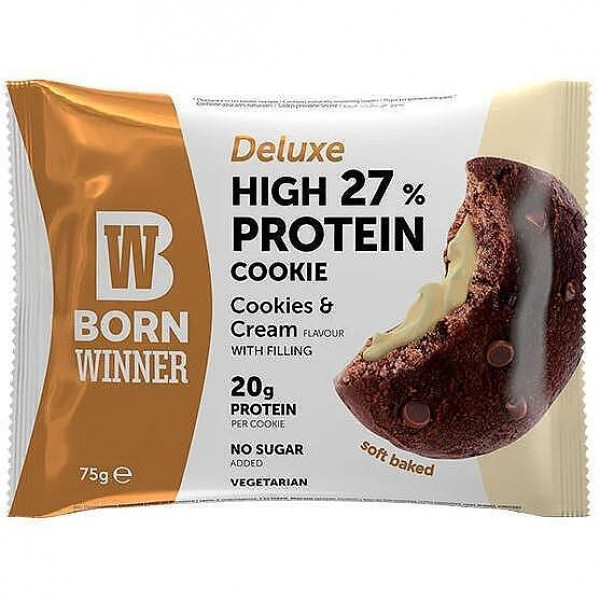 bw deluxe куки шоко чип с пълнеж 75гр протеинов